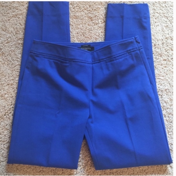 Talbots Pants - ❤️ TALBOTS Royal blue skinny leg dress slacks - 2P